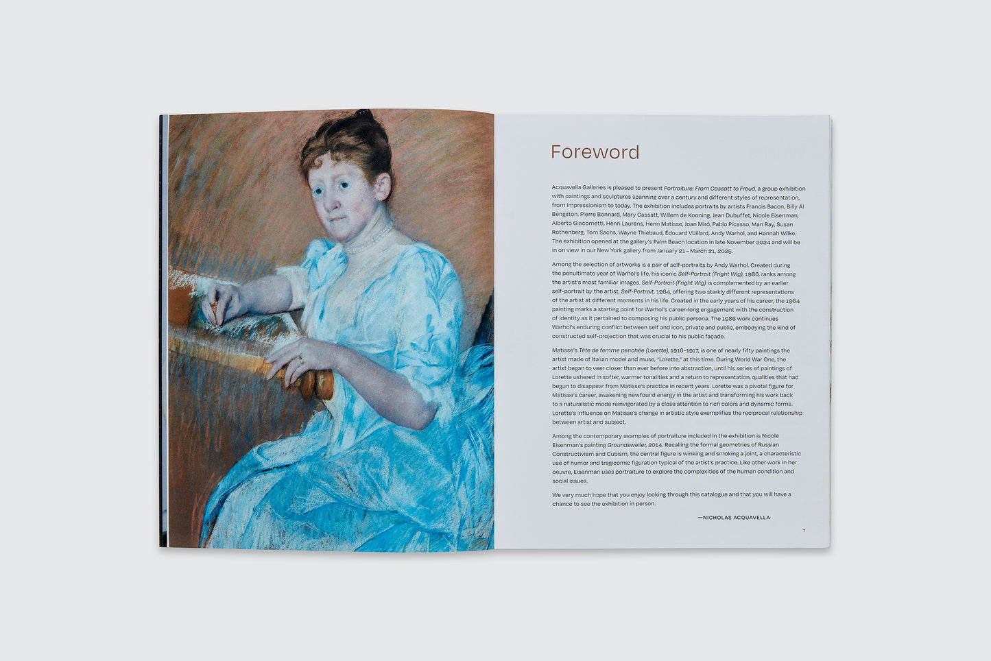 Portraiture From Cassatt to Warhol