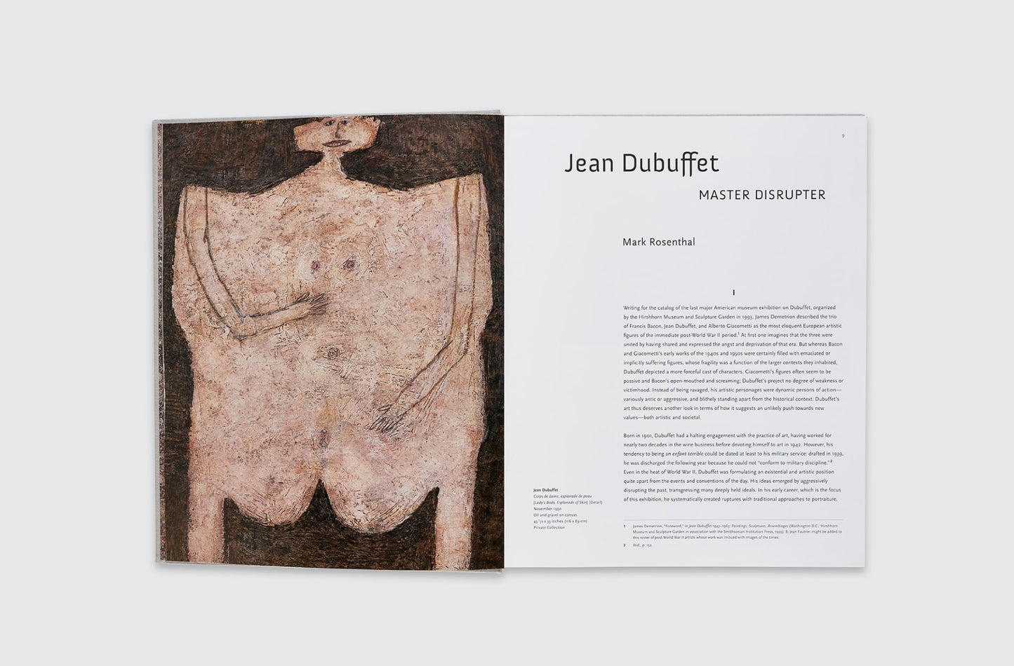 JEAN DUBUFFET: "ANTICULTURAL POSITIONS"