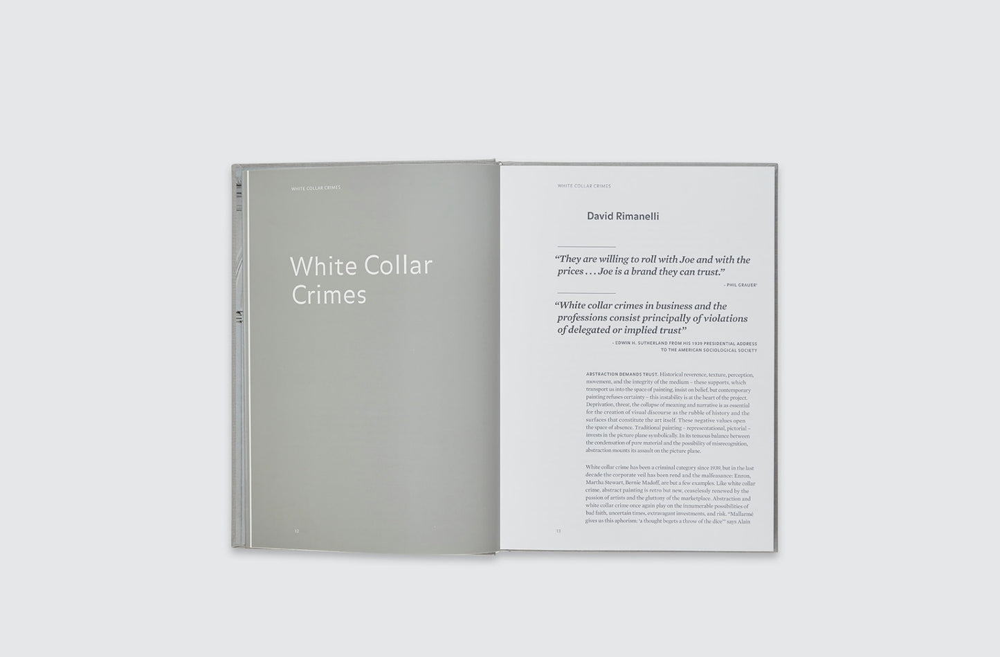 WHITE COLLAR CRIMES