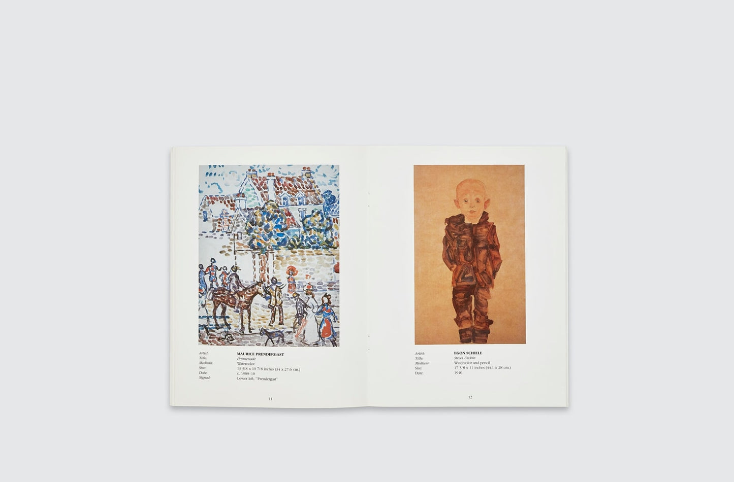 XIX & XX Century Drawings, Watercolors, Pastels, Gouaches, Collages
